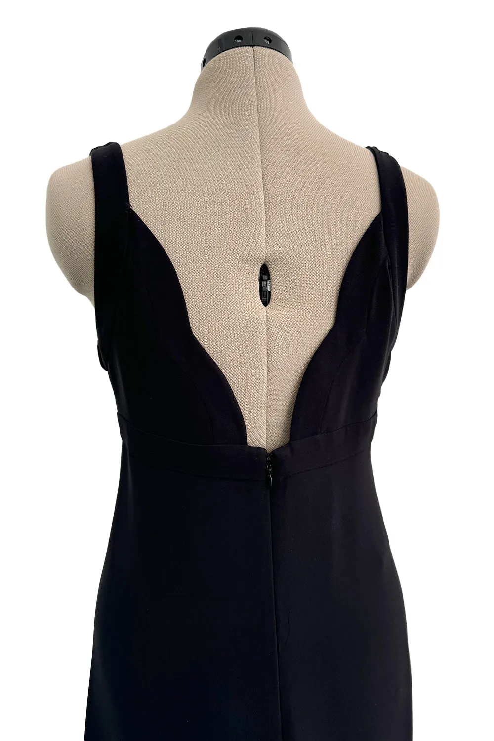 Fall 2012 Valentino by Pierpaolo Piccioli & Maria Grazia Chiuri Silk Crepe Dress w Front Plunge
