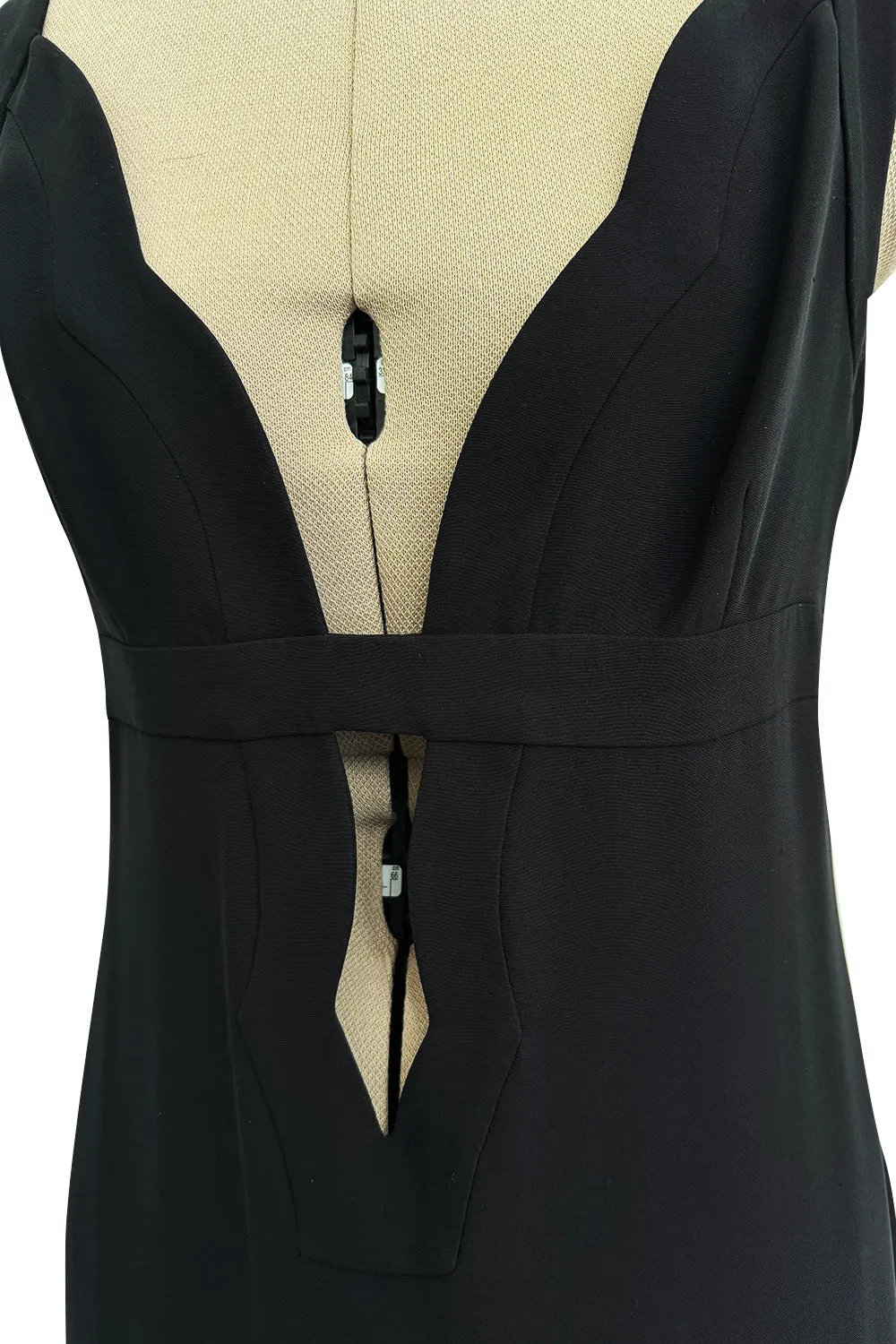 Fall 2012 Valentino by Pierpaolo Piccioli & Maria Grazia Chiuri Silk Crepe Dress w Front Plunge
