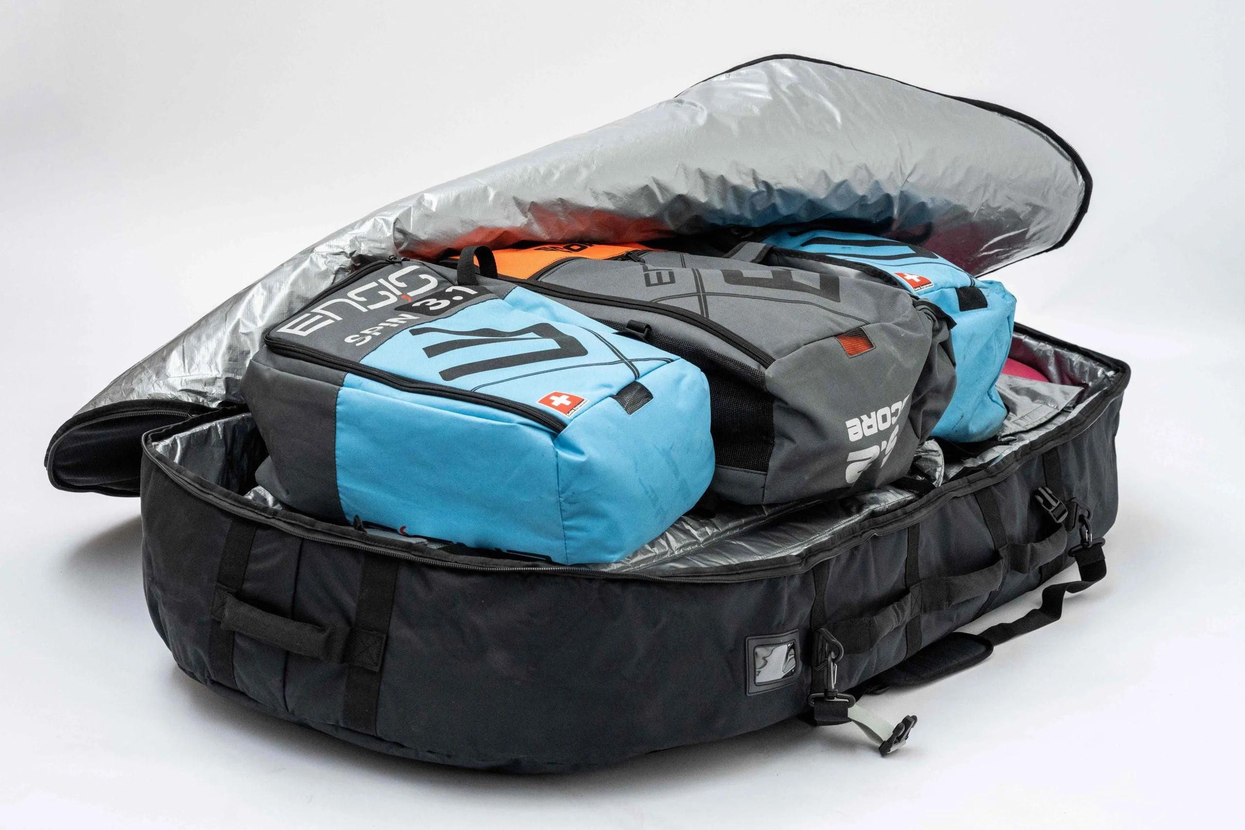 FBC Wing Foil Travel Bag V2 Inc Wheels