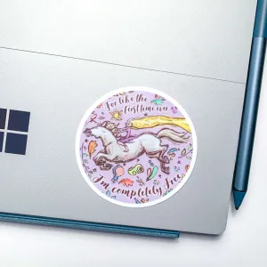 Feelin Free Vinyl Sticker