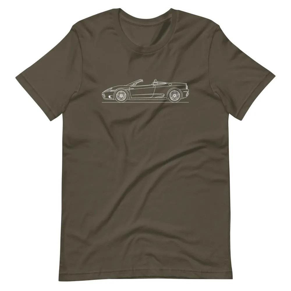 Ferrari 360 Spider Silhouette T-shirt