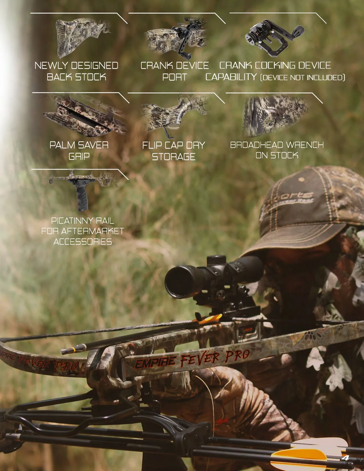 Fever Pro Kryptek Camo Recurve Crossbow