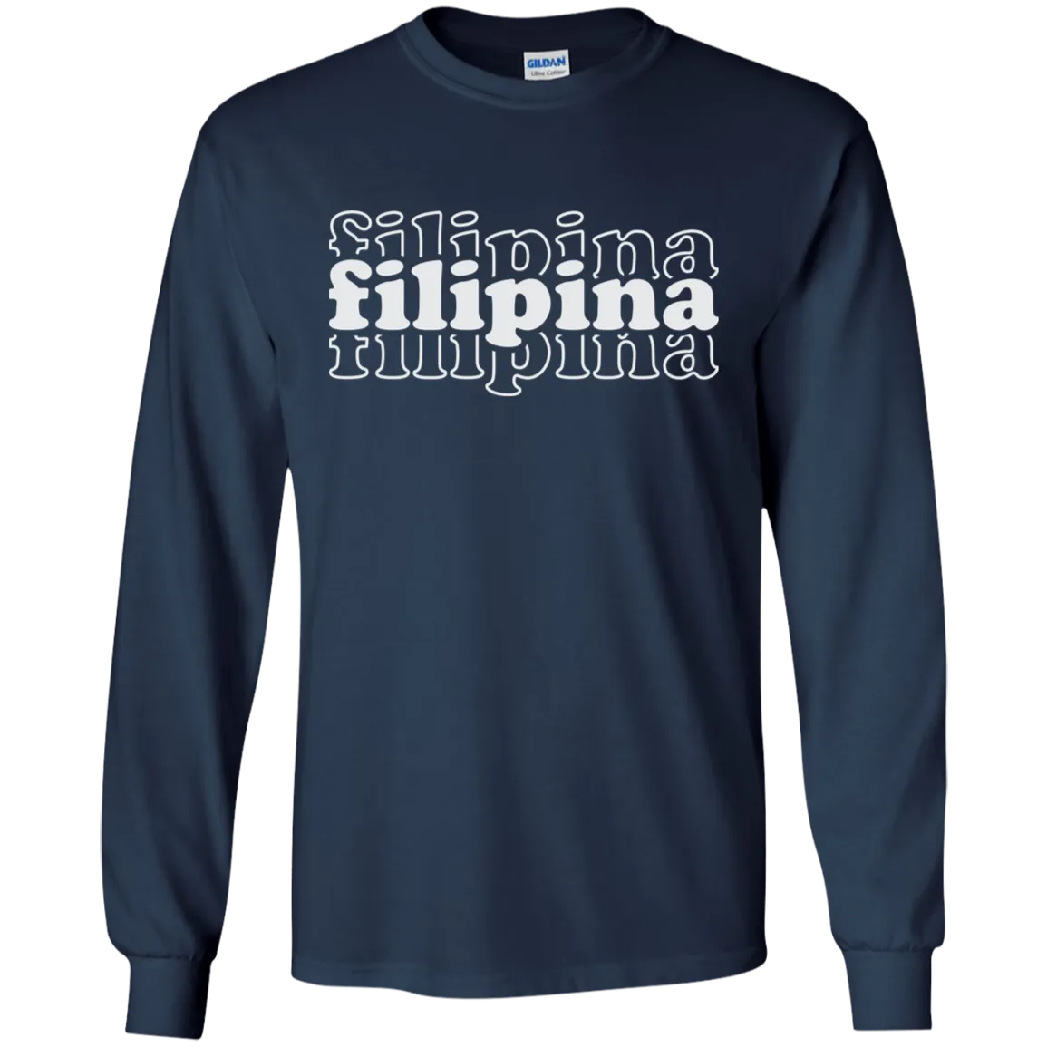 Filipina Triple Youth Long Sleeve T-Shirt
