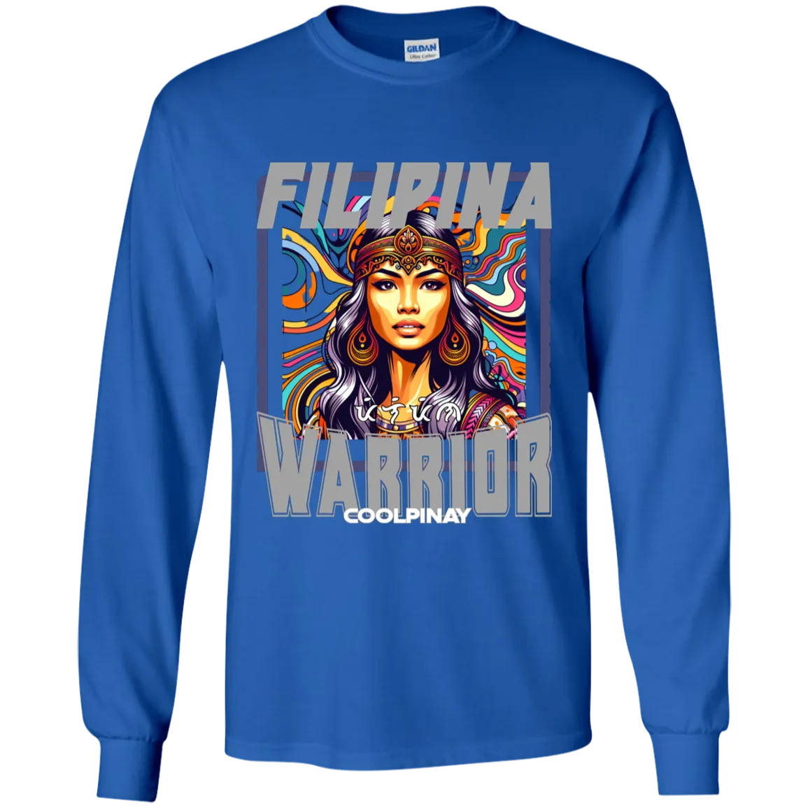 Filipina Warrior Beauty Youth Long Sleeve T-Shirt