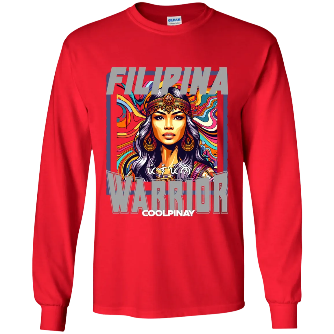Filipina Warrior Beauty Youth Long Sleeve T-Shirt