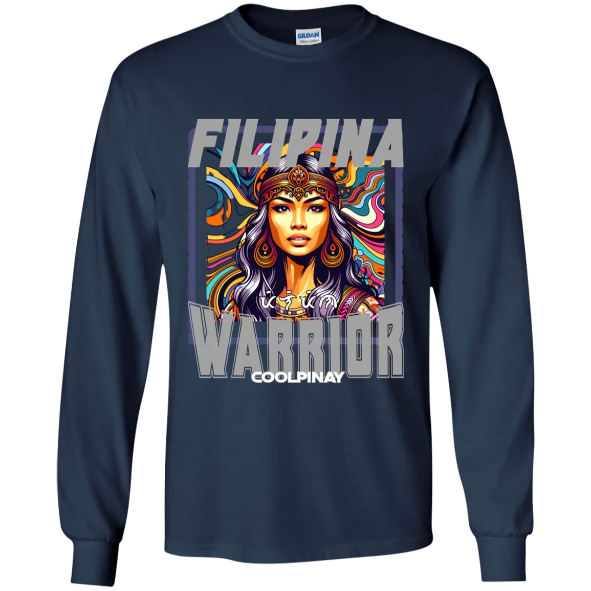 Filipina Warrior Beauty Youth Long Sleeve T-Shirt