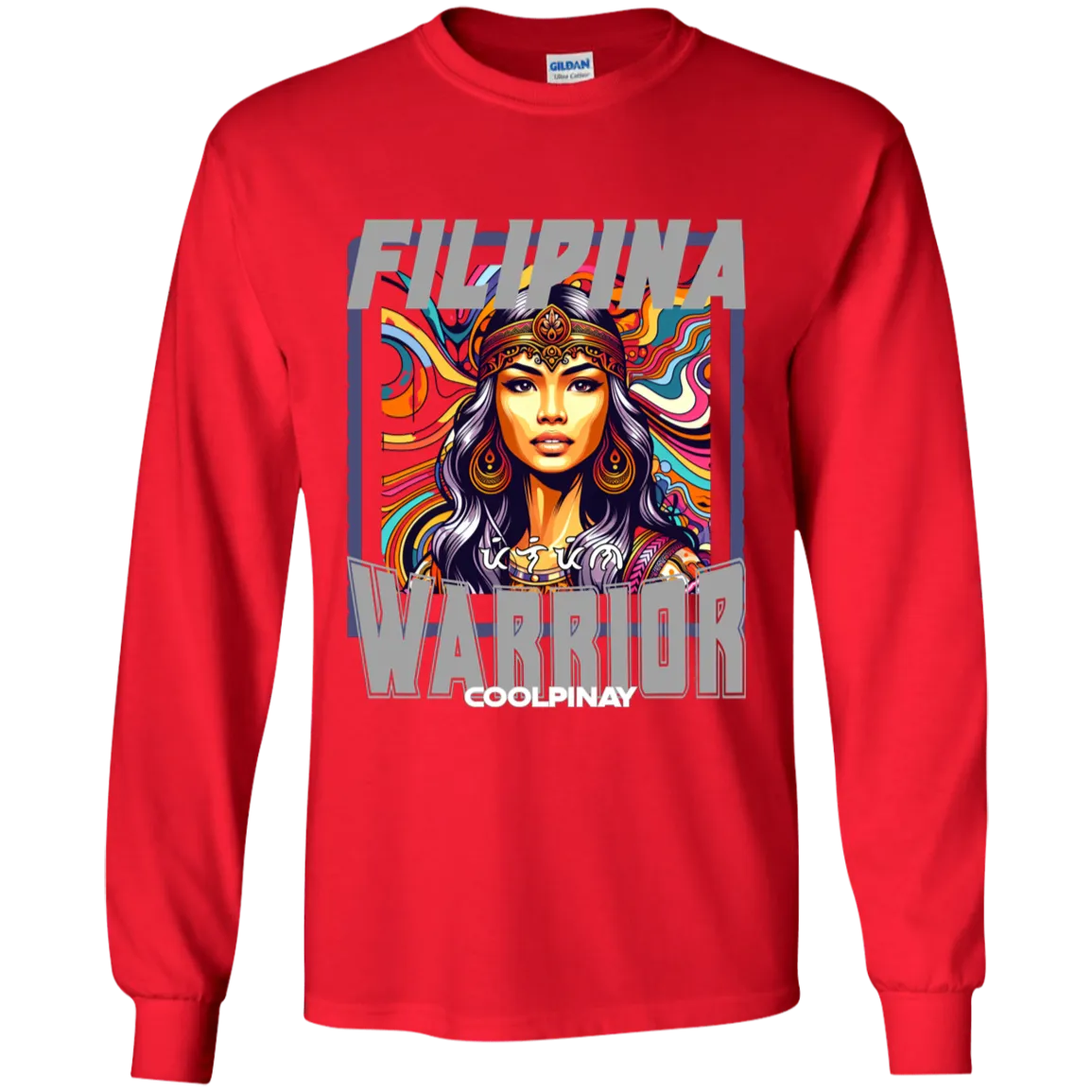 Filipina Warrior Beauty Youth Long Sleeve T-Shirt