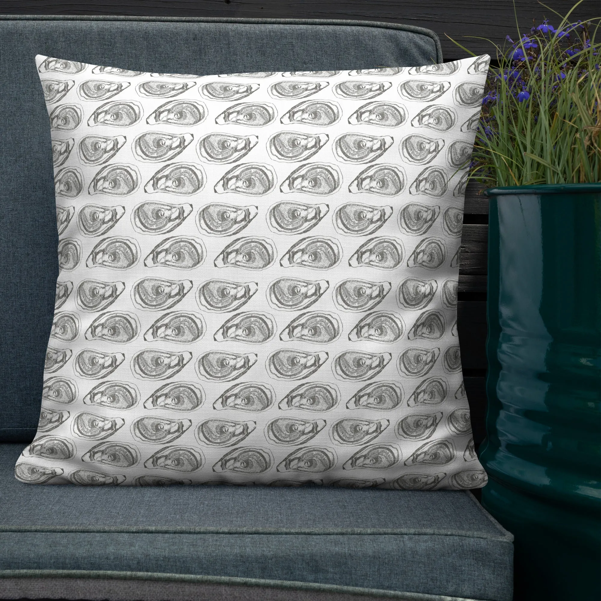 *Final Cut* Fabric: Oyster Block-print | 100% Cotton Woven