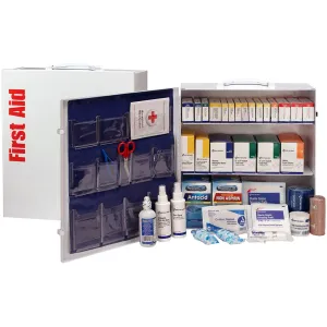 First Aid Only 3-Shelf First Aid Cabinet with Medications - ANSI Compliant