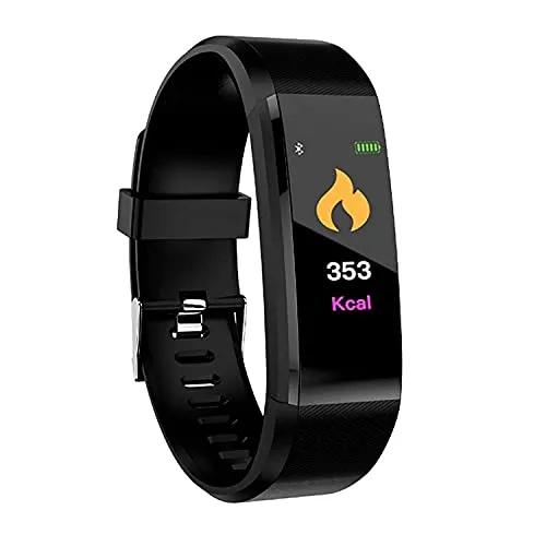 Fitness Band ID115 Bluetooth Smart Band Watch with Waterproof Body Functions Like Steps & Calorie Counter, Call Reminder Activity Tracker