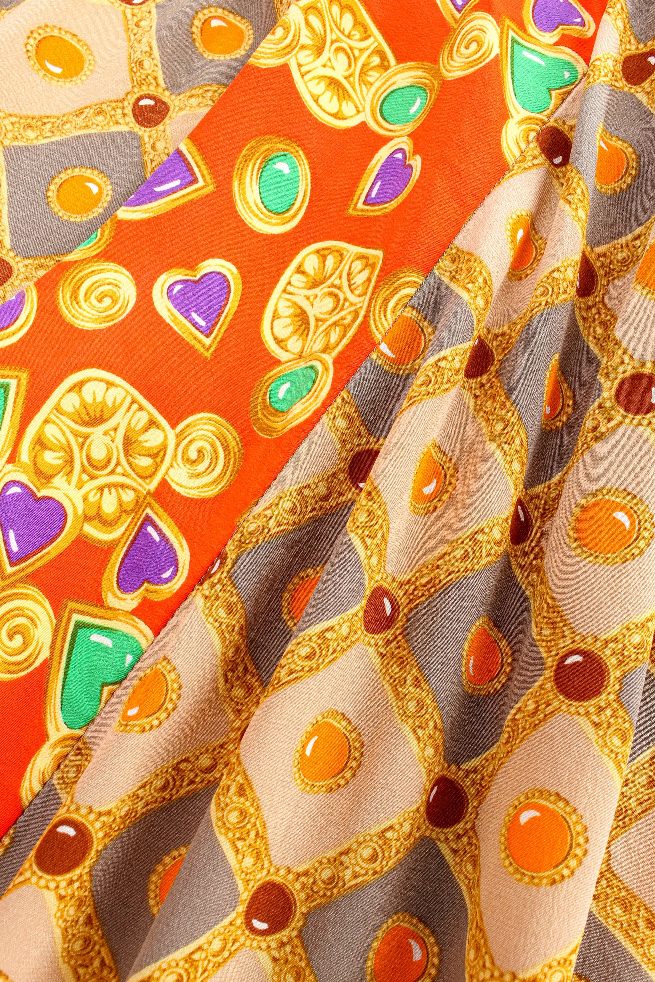 Fleur & Jewel Print Wrap Dress