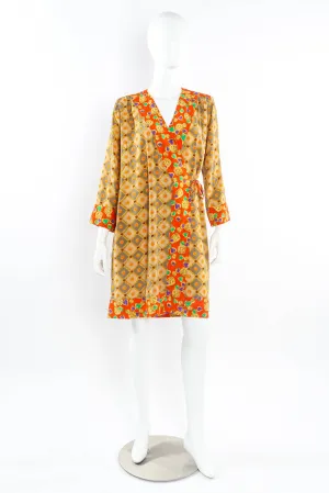 Fleur & Jewel Print Wrap Dress