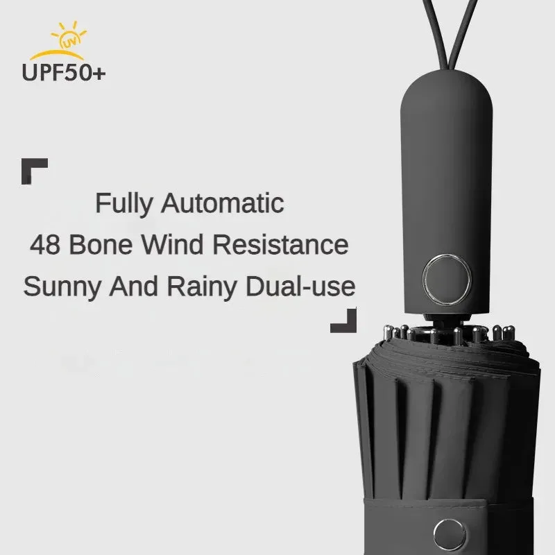 FLEX&COZY® Reinforced Fully Automatic Umbrella (48 bones, 105)