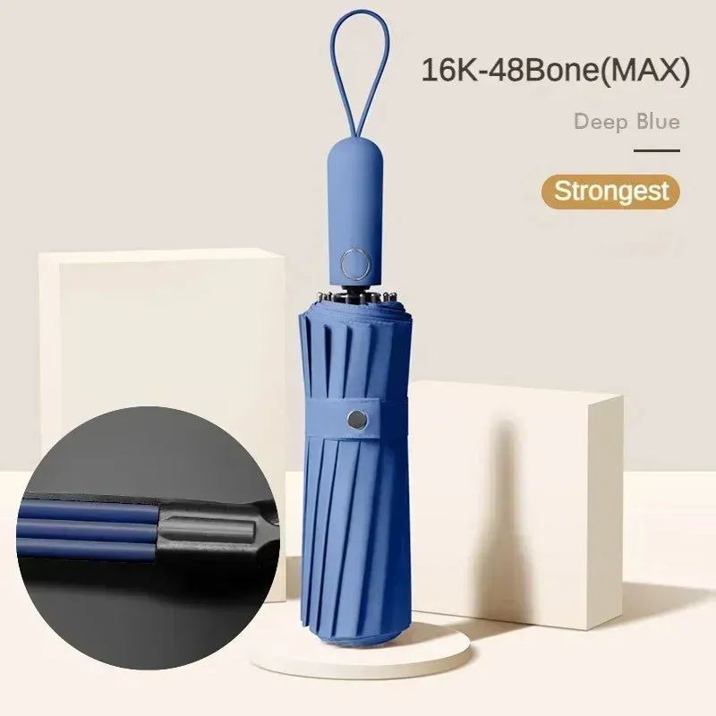 FLEX&COZY® Reinforced Fully Automatic Umbrella (48 bones, 105)