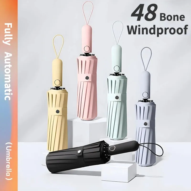 FLEX&COZY® Reinforced Fully Automatic Umbrella (48 bones, 105)