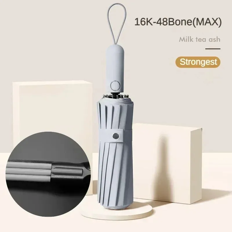FLEX&COZY® Reinforced Fully Automatic Umbrella (48 bones, 105)