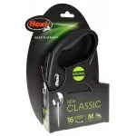 Flexi New Classic Retractable Cord Leash - Black
