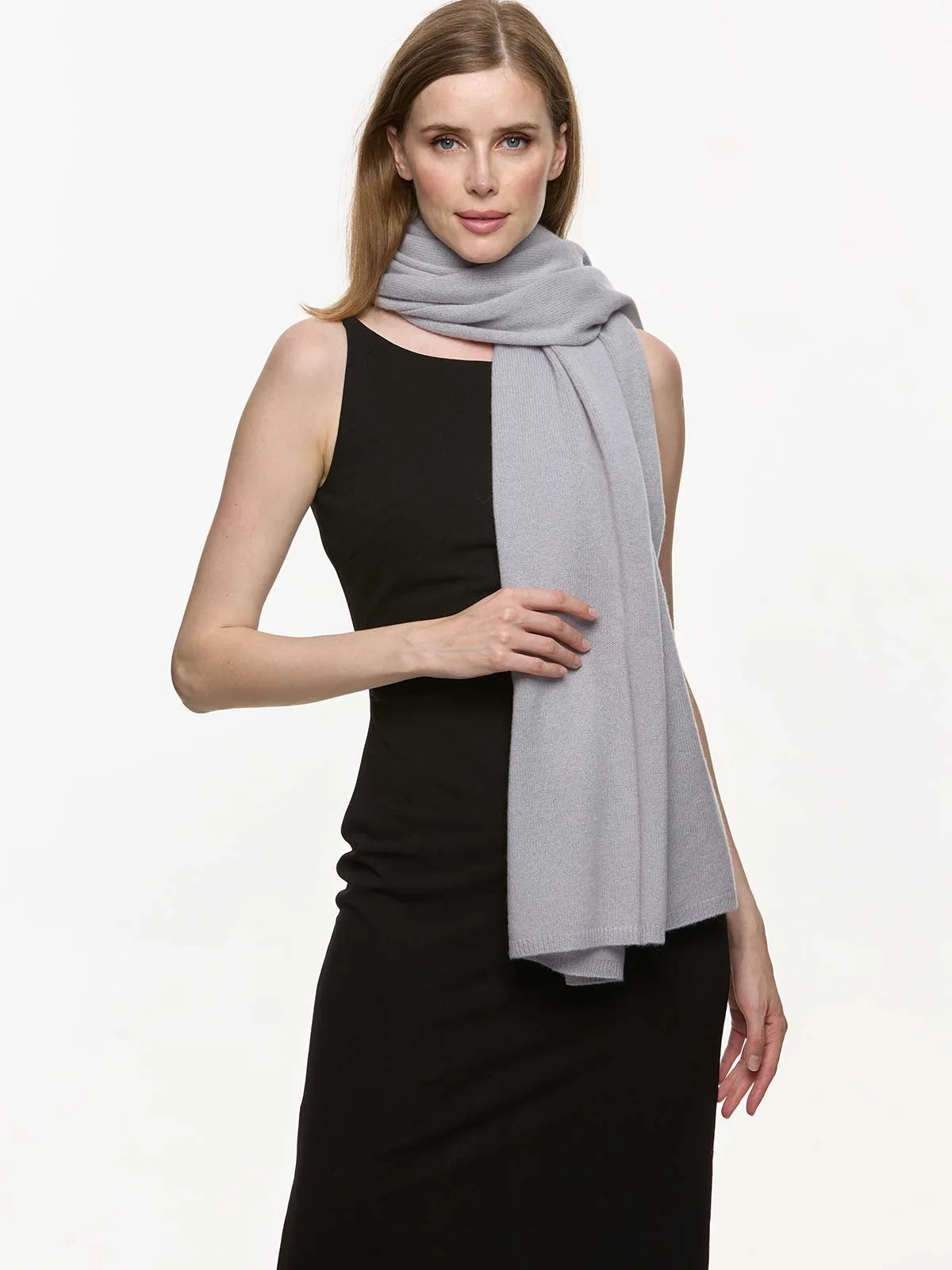 FlexKnit Silver Cashmere Wrap