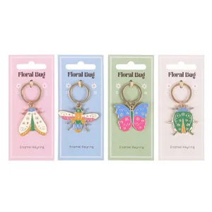 Floral Bug Keyring