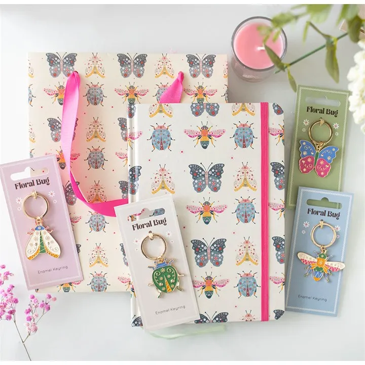 Floral Bug Keyring