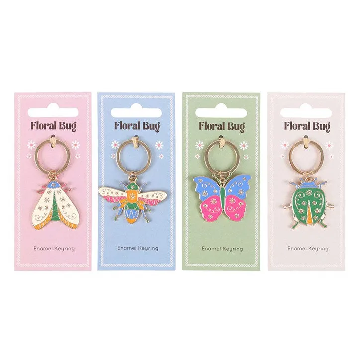 Floral Bug Keyring