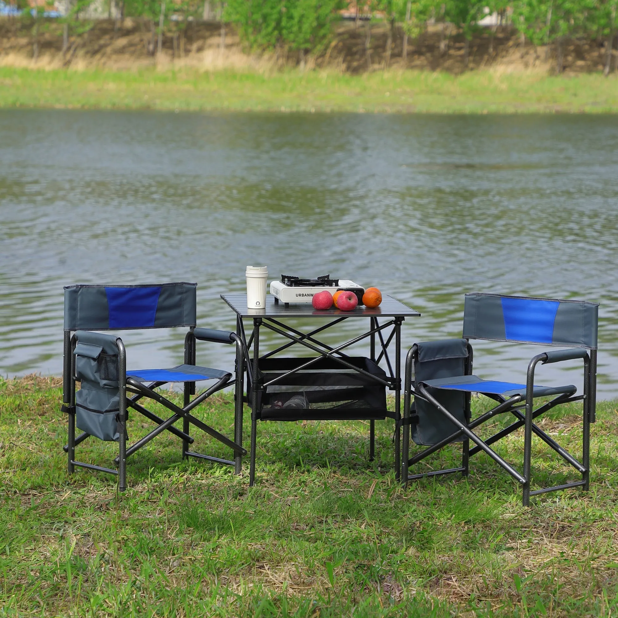 Folding Outdoor Table and Chairs Set