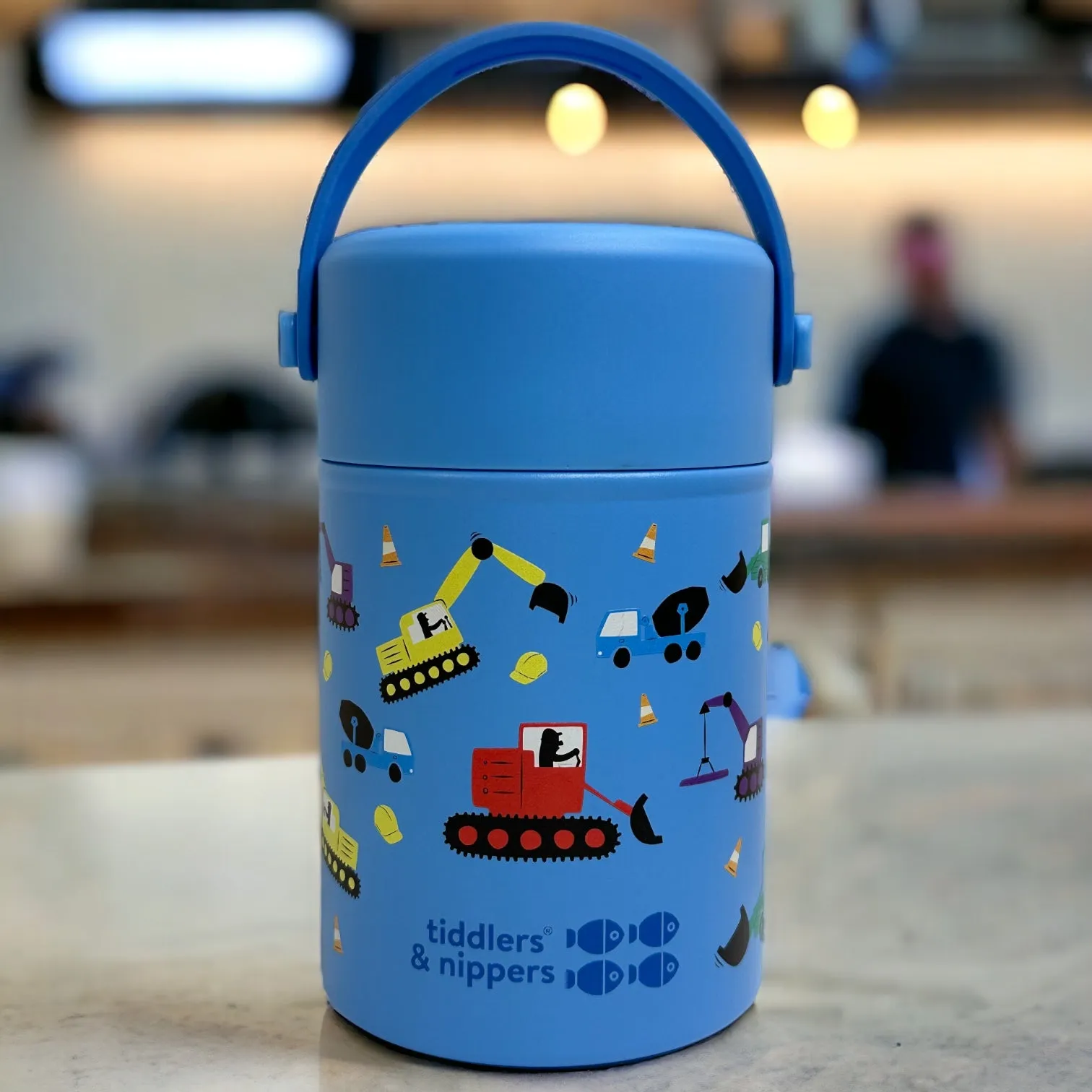 FOOD FLASK - Stainless Steel Insulated Double Wall Kids Reusable Food Flask 500ml