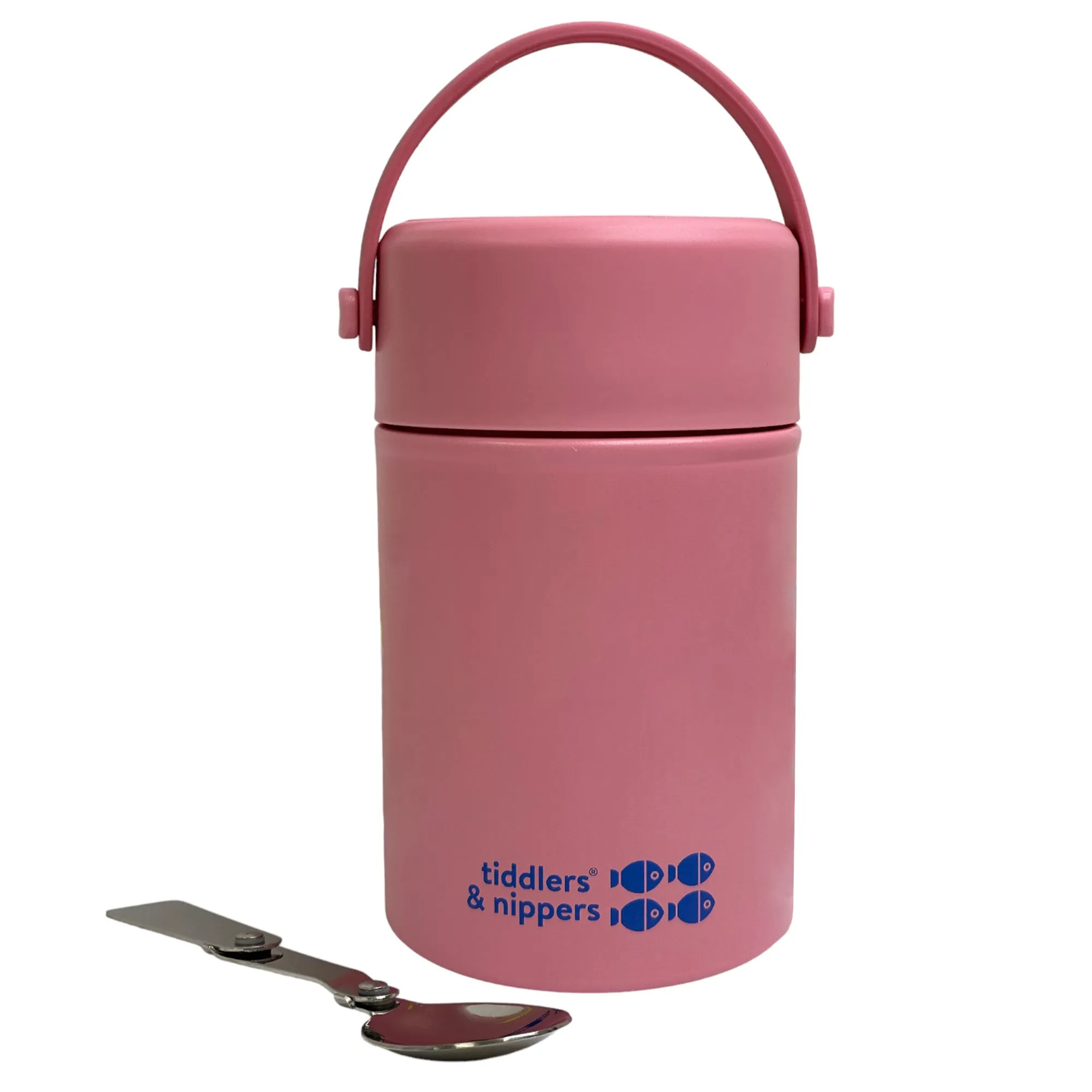 FOOD FLASK - Stainless Steel Insulated Double Wall Kids Reusable Food Flask 500ml
