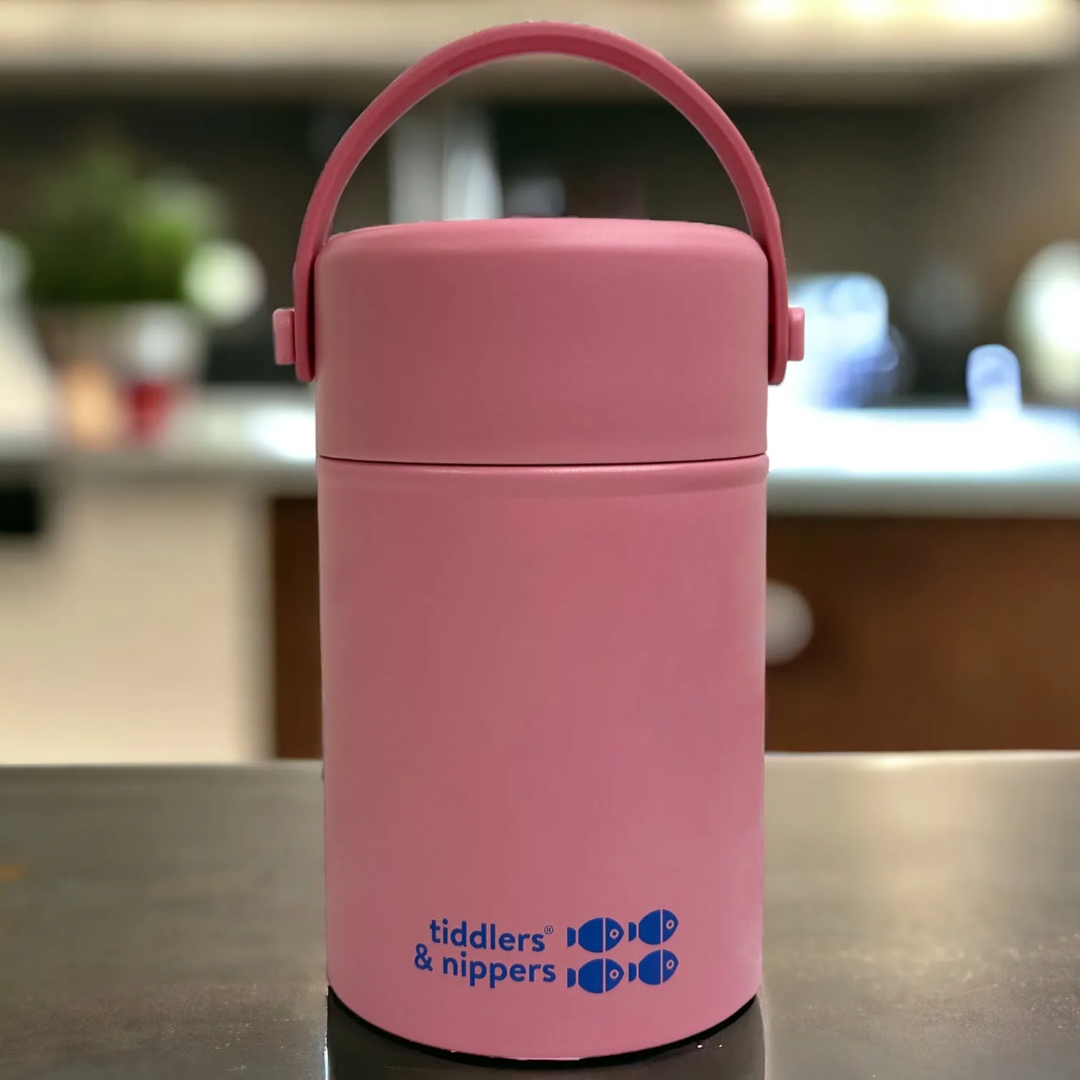 FOOD FLASK - Stainless Steel Insulated Double Wall Kids Reusable Food Flask 500ml