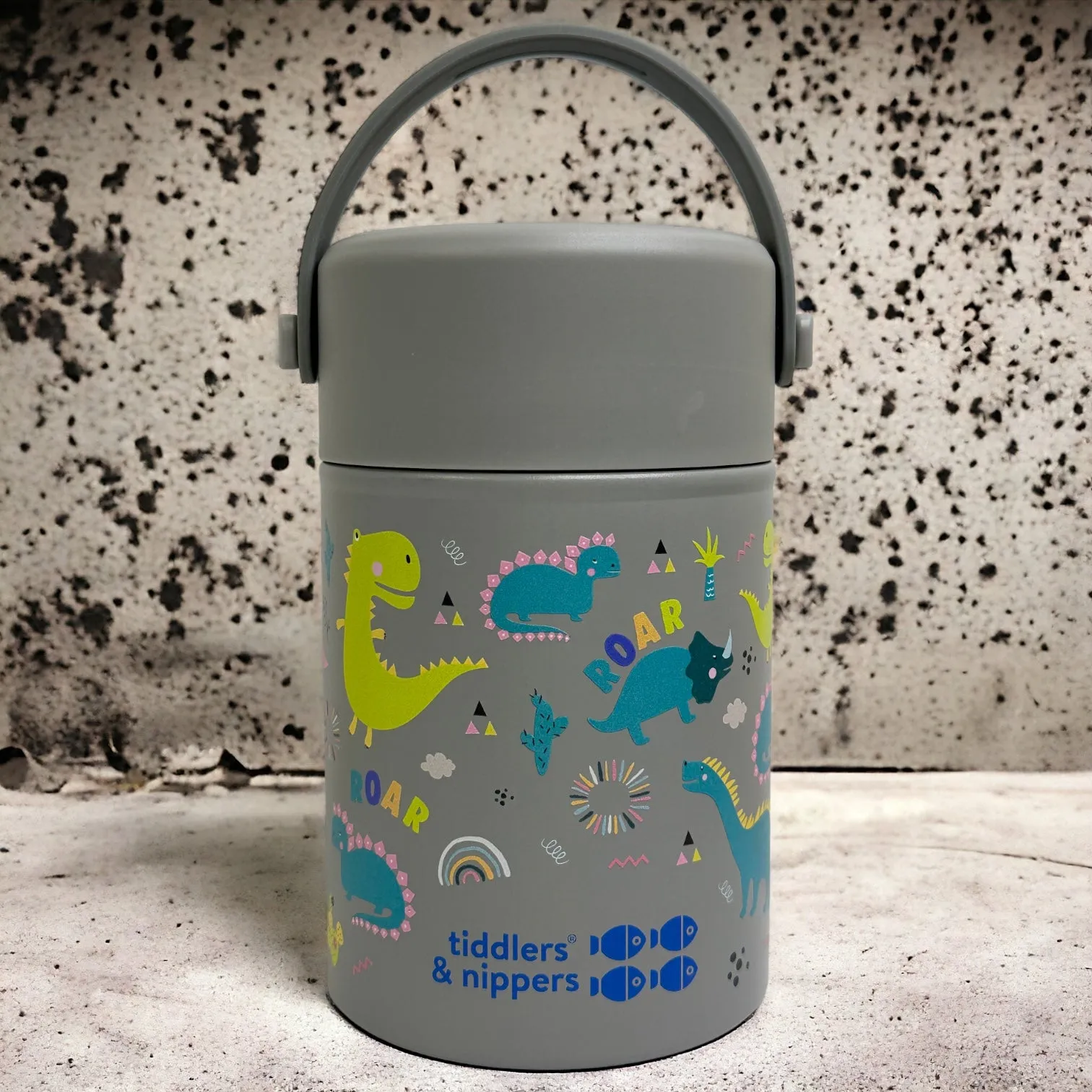 FOOD FLASK - Stainless Steel Insulated Double Wall Kids Reusable Food Flask 500ml