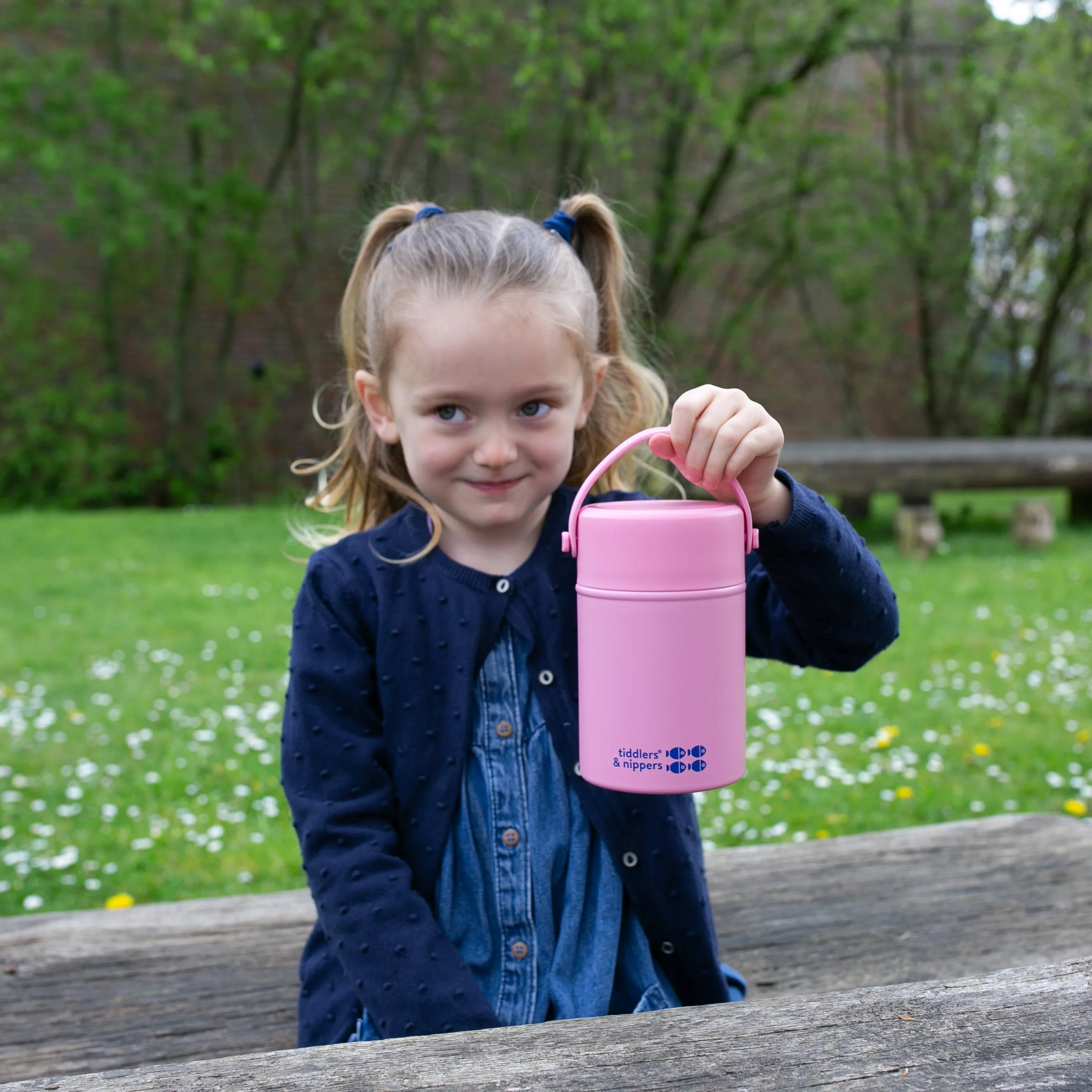 FOOD FLASK - Stainless Steel Insulated Double Wall Kids Reusable Food Flask 500ml