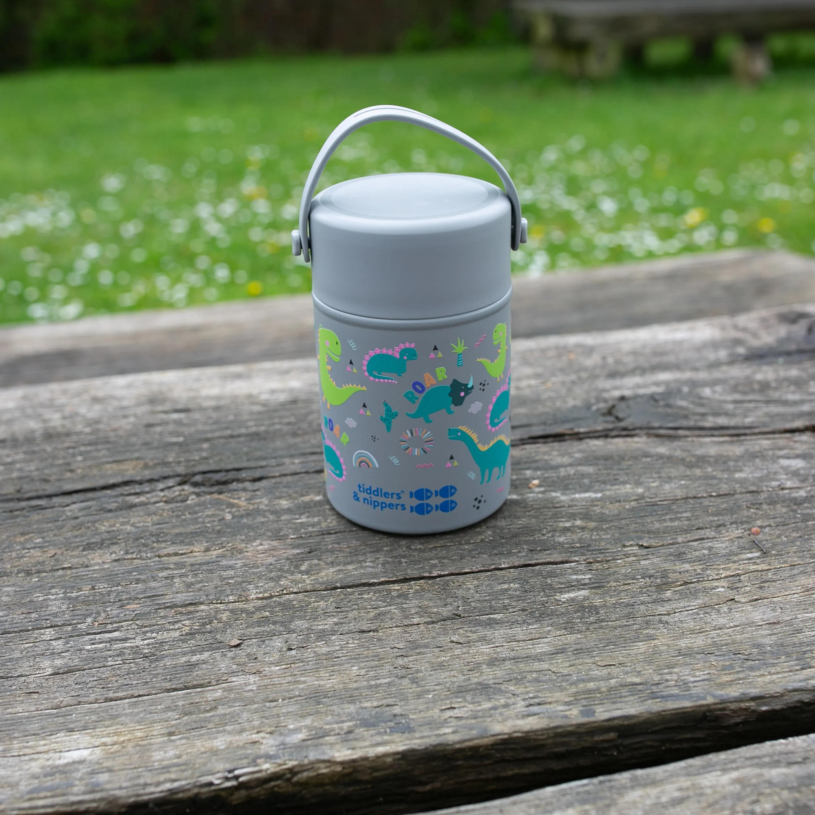 FOOD FLASK - Stainless Steel Insulated Double Wall Kids Reusable Food Flask 500ml