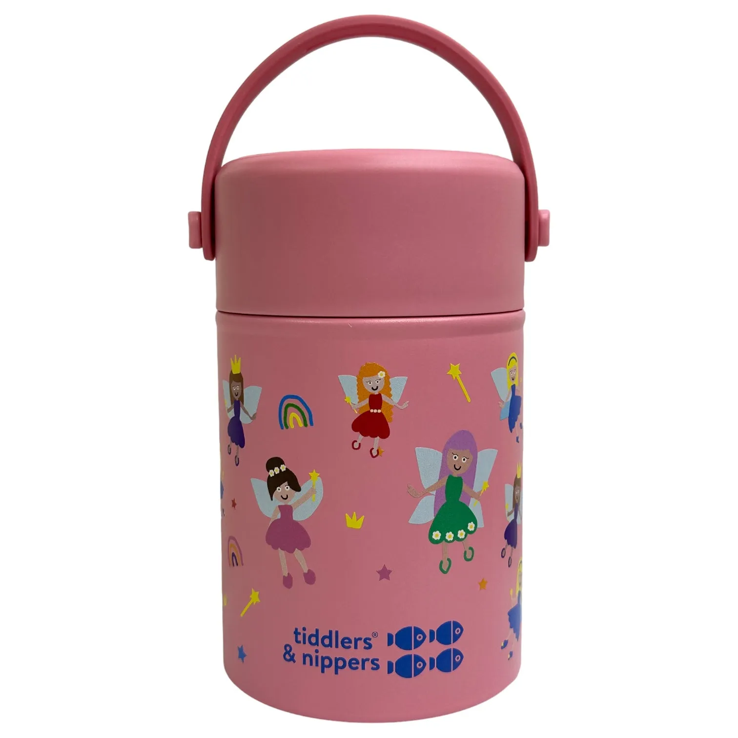 FOOD FLASK - Stainless Steel Insulated Double Wall Kids Reusable Food Flask 500ml