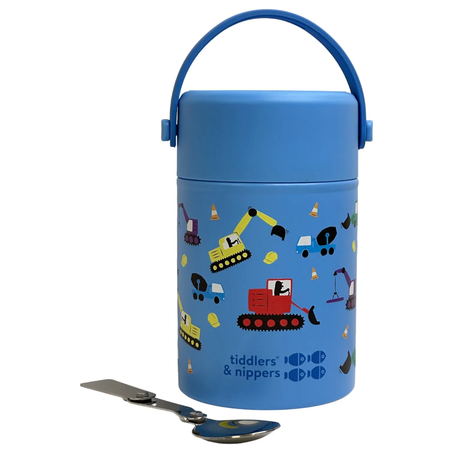 FOOD FLASK - Stainless Steel Insulated Double Wall Kids Reusable Food Flask 500ml