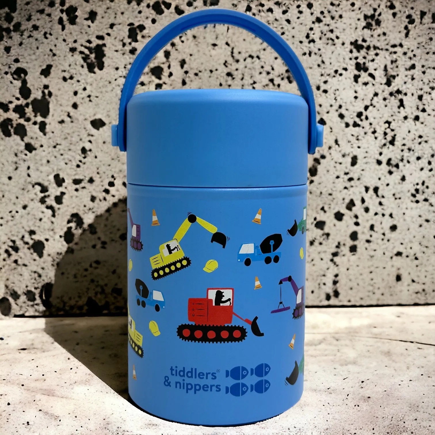 FOOD FLASK - Stainless Steel Insulated Double Wall Kids Reusable Food Flask 500ml