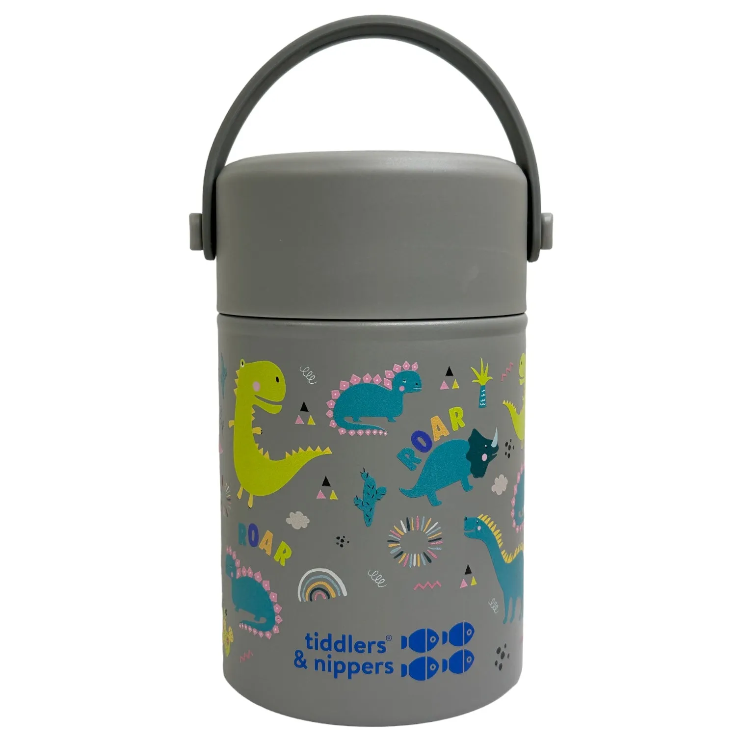 FOOD FLASK - Stainless Steel Insulated Double Wall Kids Reusable Food Flask 500ml
