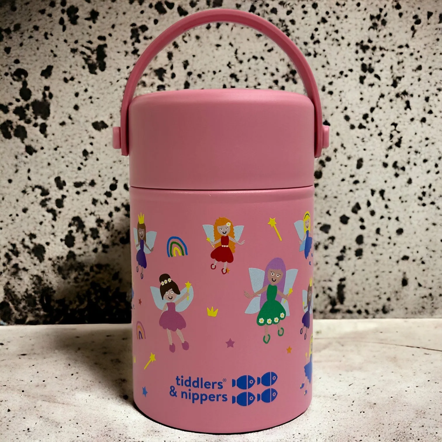 FOOD FLASK - Stainless Steel Insulated Double Wall Kids Reusable Food Flask 500ml