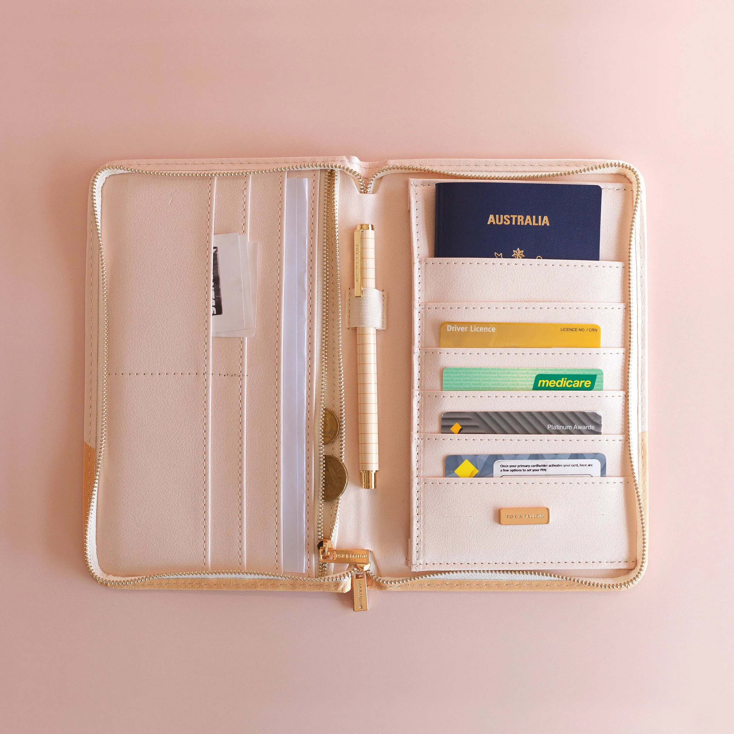 Fox & Fallow - Carmel Ripple Travel Wallet