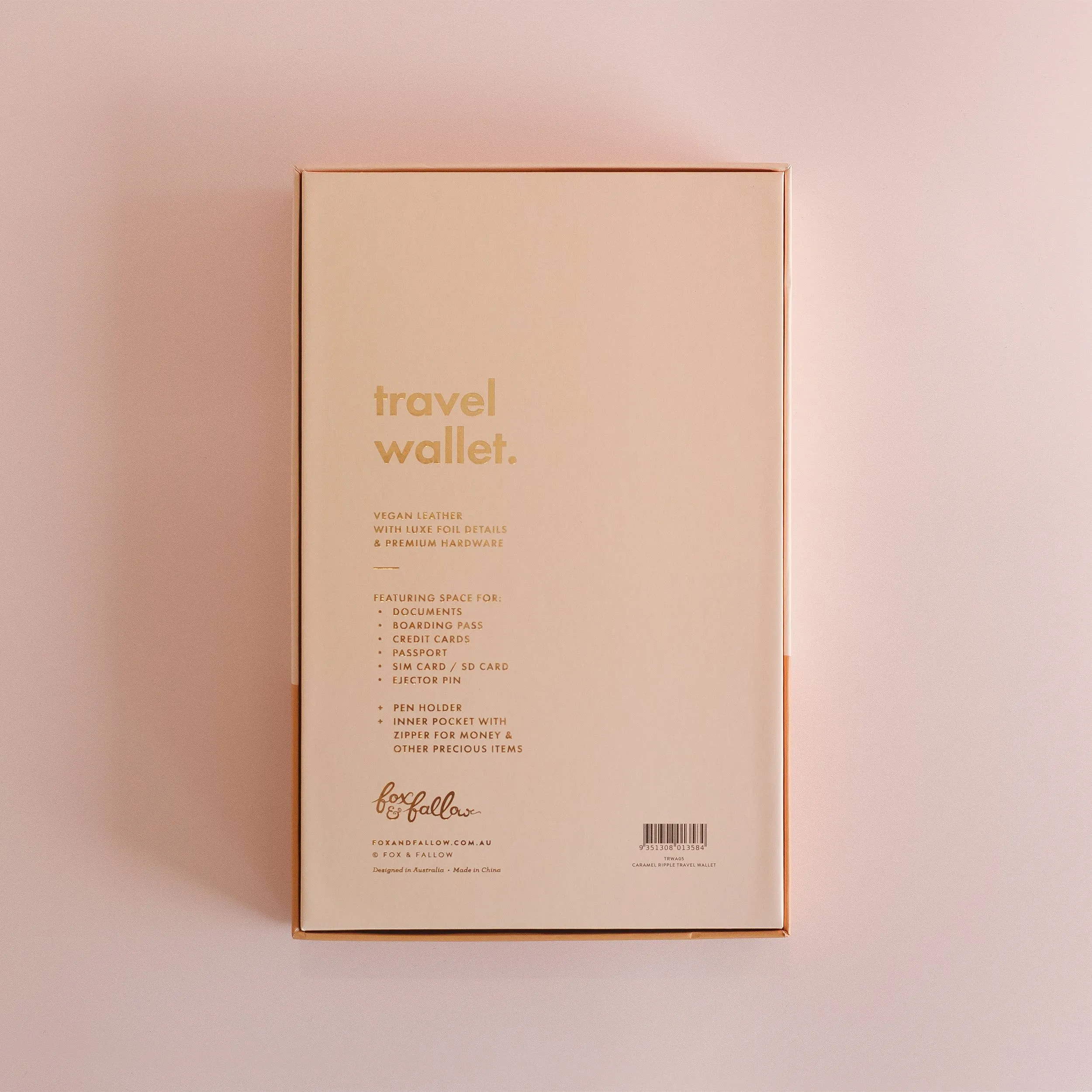 Fox & Fallow - Carmel Ripple Travel Wallet