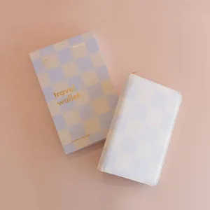 Fox & Fallow - Powder Check Travel Wallet