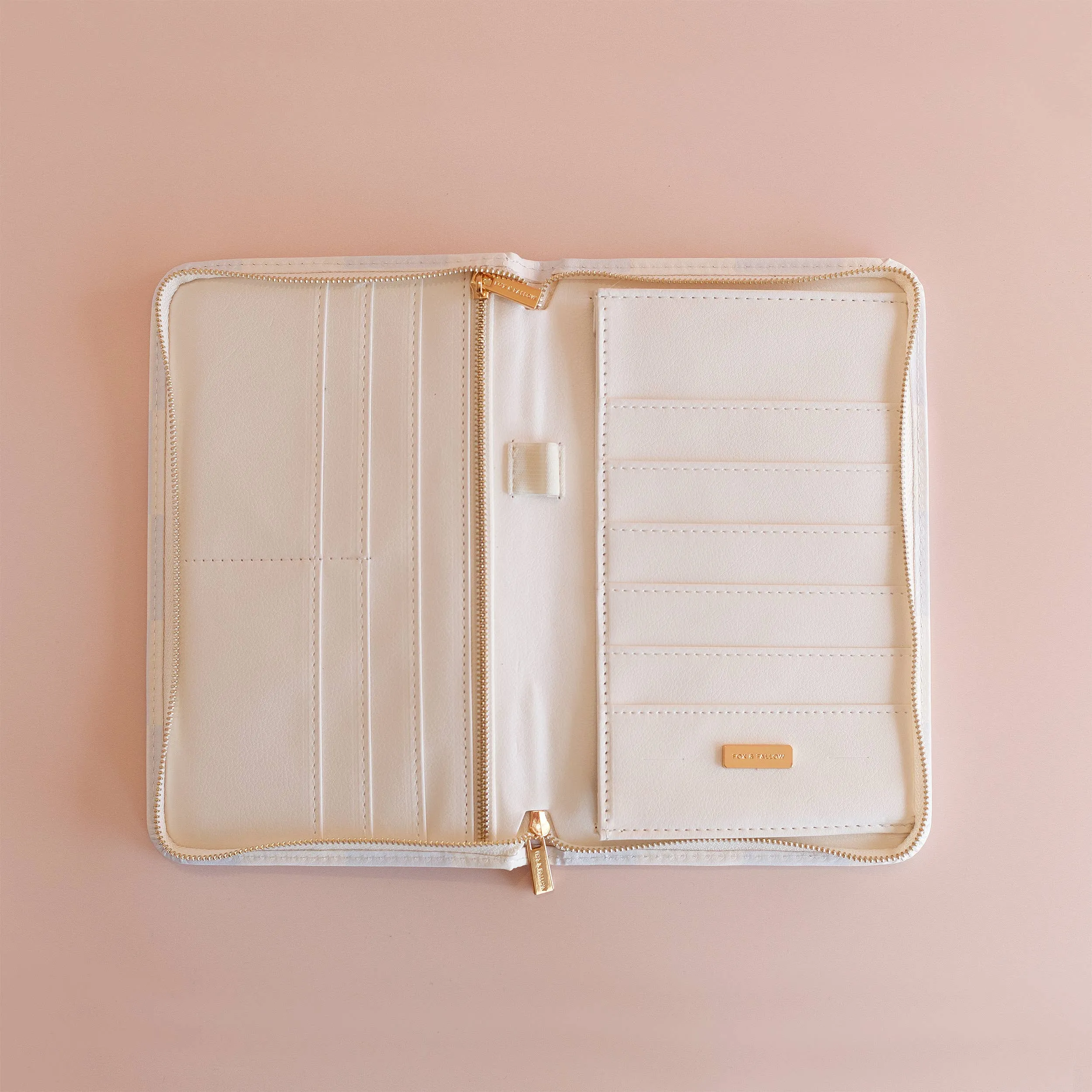 Fox & Fallow - Powder Check Travel Wallet