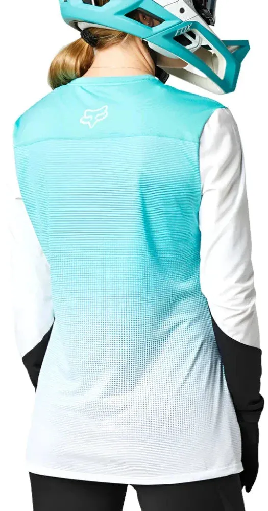 Fox WOMENS FLEXAIR LS JERSEY - Teal
