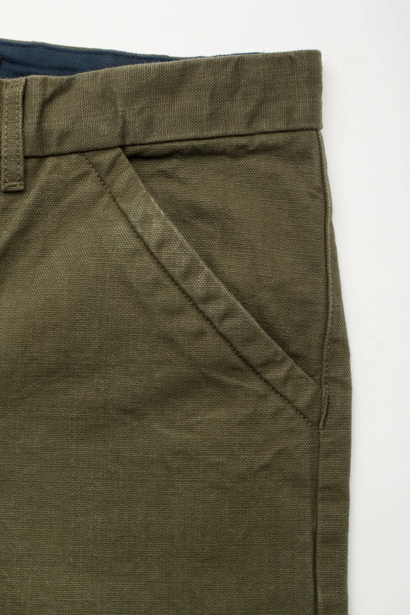 【Freenote】水洗重磅帆布軍褲 橄欖綠色／14oz／Workers Chino Slim Fit Pants