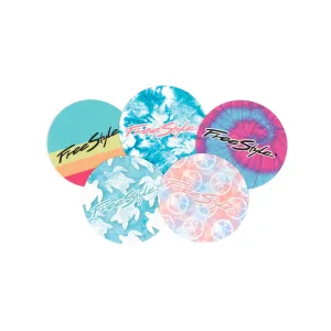 Freestyle Tie Dye Waterproof Sticker Pack