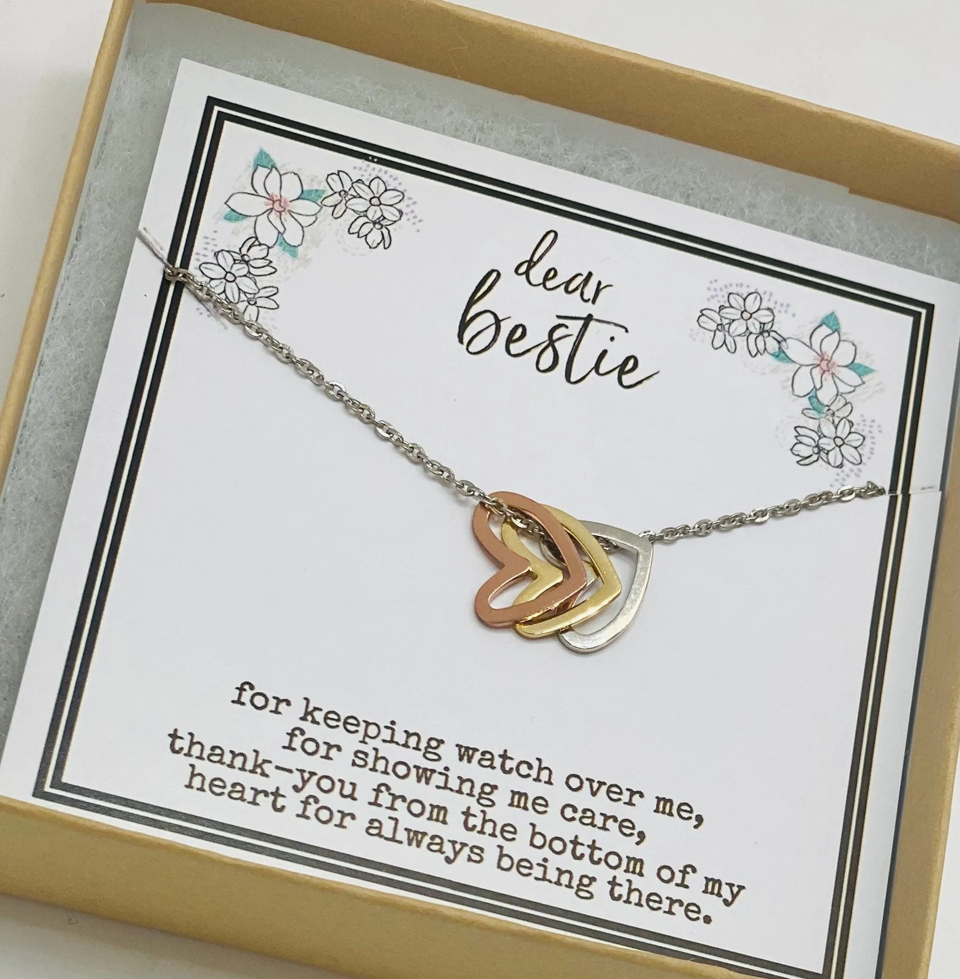 Friendship heart necklace, Besties necklace, Birthday gifts for best friend girl, Best friend jewelry, Bestie necklace, BFF necklace
