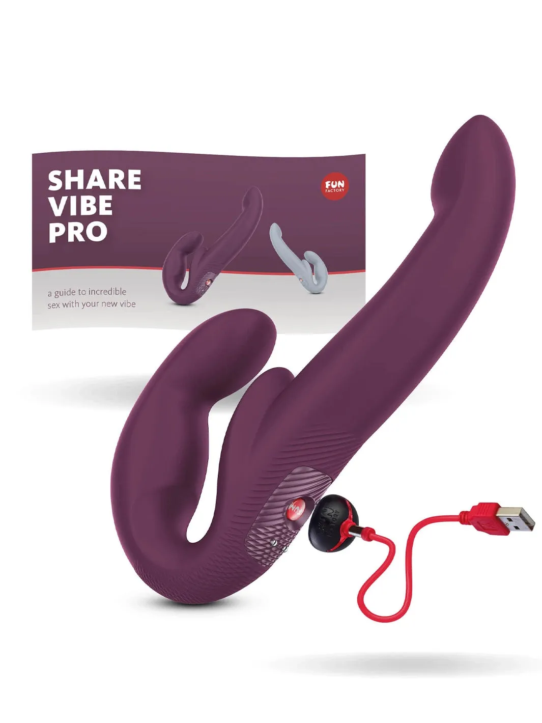 Fun Factory Share Vibe Pro Vibrating Strapless Strap-On