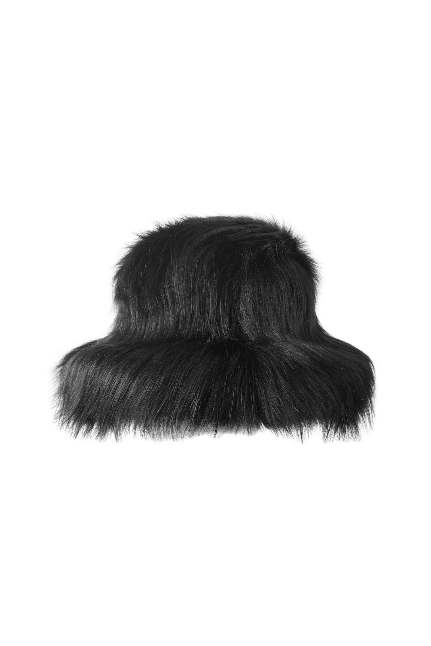 FURRY BUCKET SOLID BLACK