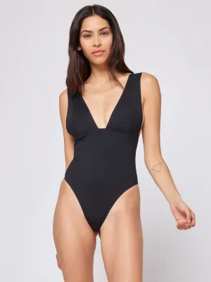 Fused Katniss One Piece In Black