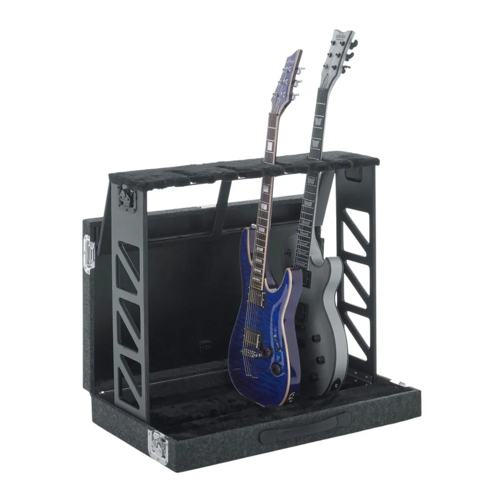 Gator GTRSTD4 Rack Style - 4 Guitar Stand that Folds into Case