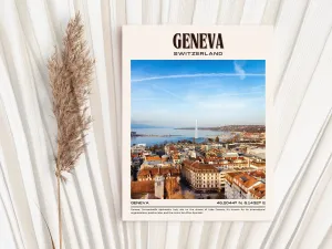 Geneva Vintage Wall Art, Switzerland